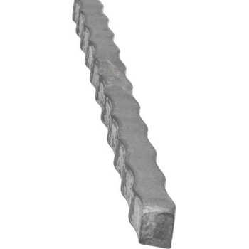 KP KSO2 - oceľový zdobený hranol pr. 12x12 mm, kovaný štvorhran, dĺžka 6 m KSO2_6m