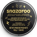 Barvy na tělo Snazaroo metalická barva na obličej 18 ml Černá