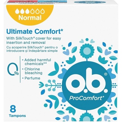o.b. Tampóny Ultimate Comfort Normal 8 ks