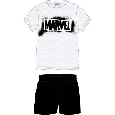 Marvel 5304428 pánské pyžamo krátké bílo černé