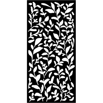Stamperia Plastová šablona 12x25cm Listy – Zboží Dáma