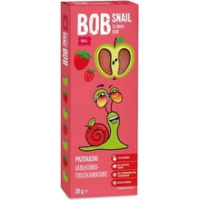 Eco Snack Bob Snail Rolls Ovocné plátky jablko, jahoda 30 g