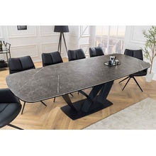LuxD Roztahovací keramický stůl Vallerina 180-220-260 cm grafit