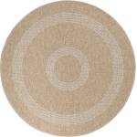 Ayyildiz Бежов кръгъл външен килим ø 80 cm Comilla - Ayyildiz Carpets (COMILLA80800886BEIGE)