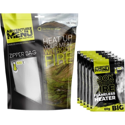 Adventure Menu Samoohřevný SET BIG | 5x60g + Zipper-bag