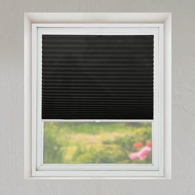 FOA Plisé roleta, s profilom Classic, Priesvitná, Čierná, P 012 40 x 60 cm