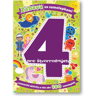 Zábava so samolepkami pre štvorročné