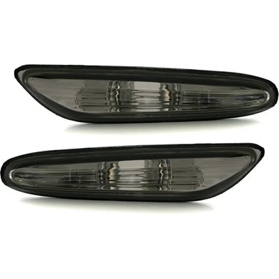 Кристални мигачи bmw e90 / e91 / e92 / e93 / e87 / x1 - опушени (sbe90bc)