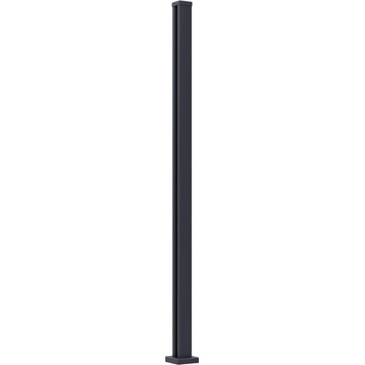 Gutroof stĺpik pre plot na tvrdý podklad NEO 185x 75 cm antracitová 009109