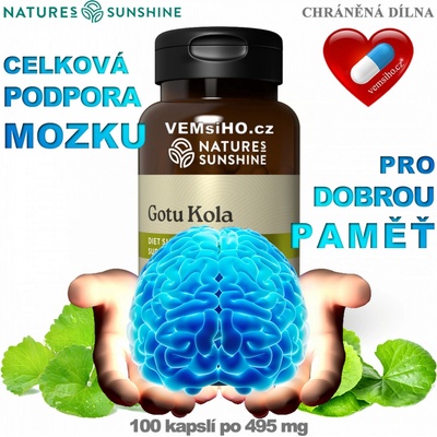 Nature’s Sunshine GOTU KOLA 100 kapsúl po 495 mg