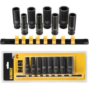 DEWALT Комплект дълбоки вложки Dewalt, 8 части, 1/2 DWMT86090-0 (DWMT86090-0)