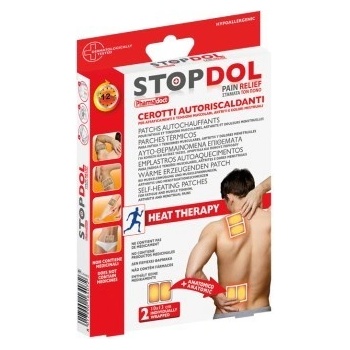 Pharmadoct STOPDOL Samohrejivé náplasti 2 ks, 10 × 13 cm