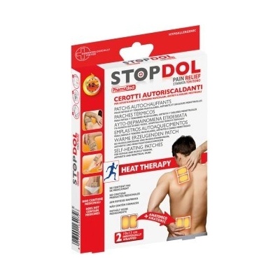 Pharmadoct STOPDOL Samohrejivé náplasti 2 ks, 10 × 13 cm