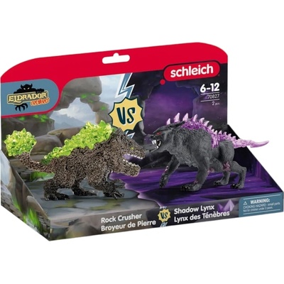 Schleich Комплект фигури Schleich Eldrador - Сенчест рис срещу Скалист разбивач (70827-70926)