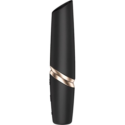 Satisfyer Perfect Kiss - черно вибратор червило