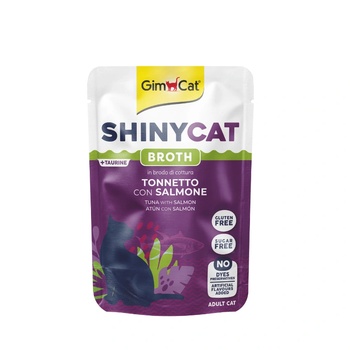 GimCat ShinyCat Tuna with Salmon Пауч с риба тон и сьомга 70gr
