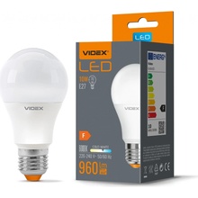 LED žárovka LED E27 A60 10W = 70W 960lm 6000K Studená bílá 240° Videx