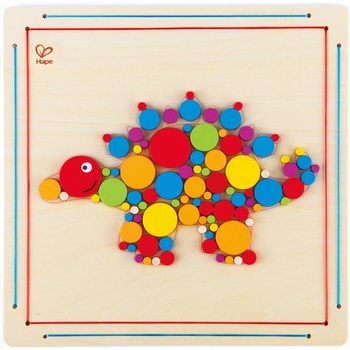 Image 1 of HaPe International Детска дървена мозайка HaPe International - Стегозавър (H5136)
