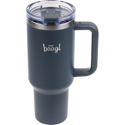 Baagl B-Cup Antracitmaxi termohrnček so slamkou 1180 ml
