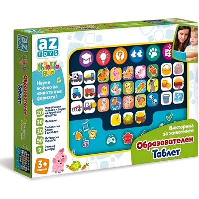 Thinkle Stars Образователен таблет Thinkle Stars "Викторина за животните" - Код F1041 (F1041-5908288982528)