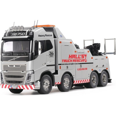 Tamiya RC Volvo FH16 Rescue Tow Truck 8x4 Prepainted Silver 1/14 KIT