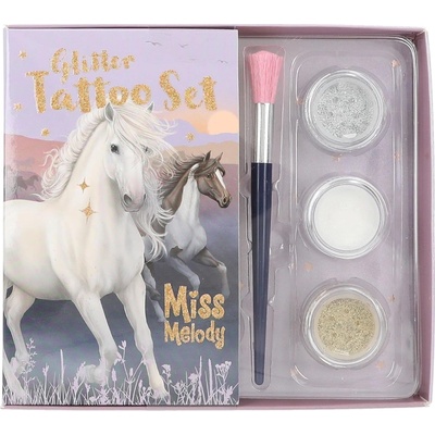 Depesche Miss Melody Glitter Tattoo Set Night Horses (0412657)