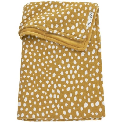 Meyco Deka samet Cheetah Honey gold