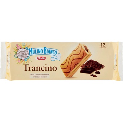 Mulino bianco trancino piškótové koláčiky s čokoládovým krémom 12 x 33 g