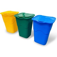 Heidrun Plastový odpadkový koš na tříděný odpad 3 x 50 l