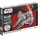 Revell Стартов комплект sw 73607 - Звездният изтребител на Оби-Уан (1: 58) (18-73607)