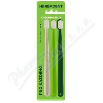 Herbadent Original Eco Jemný 3 ks