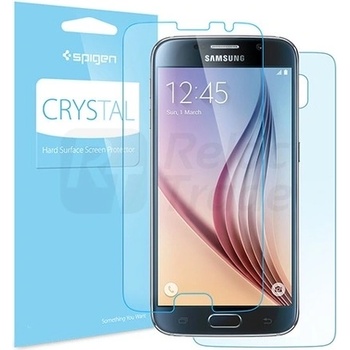 Samsung G920 / Galaxy S6 - Ochranná fólie - Spigen SP Ultra Crystal / Polykarbonátová