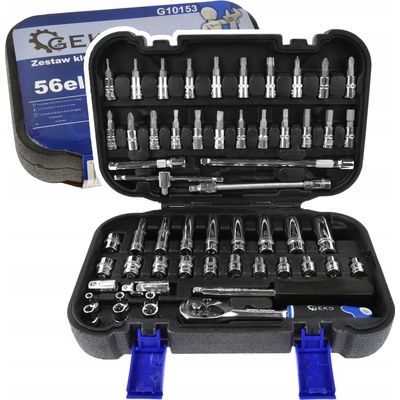 Geko gola sada torx 1/4" 56ks G10153