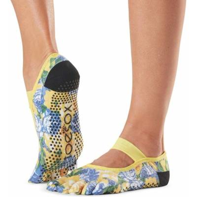 Toesox dámske ponožky na cvičenie bez topánok FULL TOE MIA GRIP Capri
