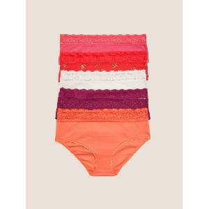 Marks & Spencer Бикини 5 бр Marks & Spencer | Oranzhev | ЖЕНИ | S