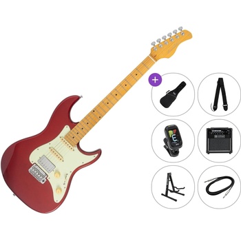 SIRE Larry Carlton S5 HSS Premium SET Candy Apple Red Електрическа китара