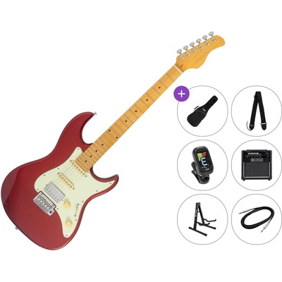 SIRE Larry Carlton S5 HSS Premium SET Candy Apple Red Електрическа китара