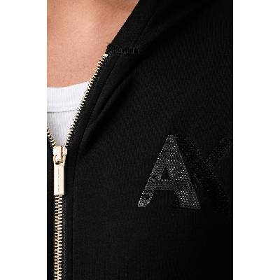 Giorgio Armani суичър с цип и качулка дамски с вискоза (XW002861.AF13397)
