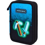 Astra Двоен несесер, Astra, С аксесоари ASTRABAG Пиксели, AC21, 20, 5 х 13 х 4, 5 см (AS503024054)