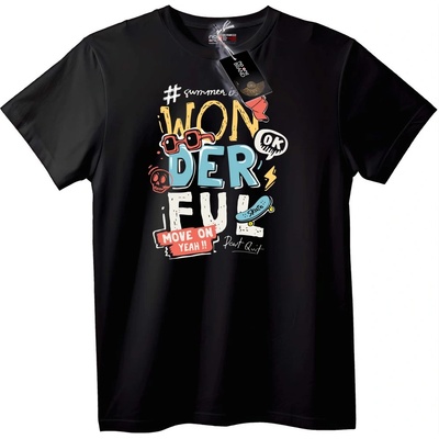 NOONEBRAND Тениска Лятна Градска - M, Black