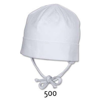 Sterntaler čepička baby bavlněný jerzey dvojitá bílá