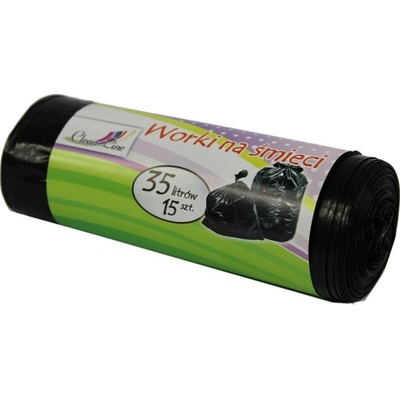 PYTLE NA ODPADKY EXTRA SILNÉ 35L A'15 ČERNÉ *6843