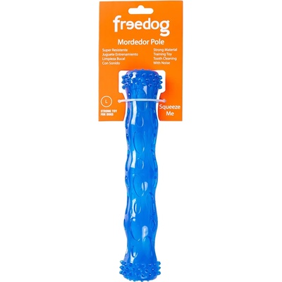 Freedog Pole Chew With Squeaker Blue - Забавна играчка за кучета за дъвчене, 28 см. - синя
