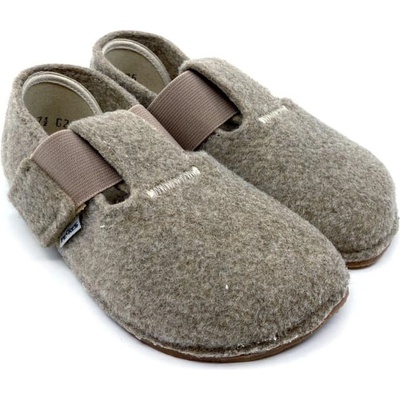 Pegres Barefoot papuče BF02 hnědé