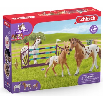 Schleich 42433 Set appalosští koně a tréninkové příslušenstí