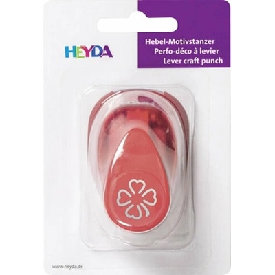KNORR - Ozdobná dierovačka (veľkosť S) štvorlístok S (1,7 cm)