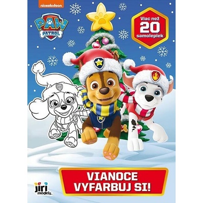 Vyfarbuj si! Labková patrola Vianoce