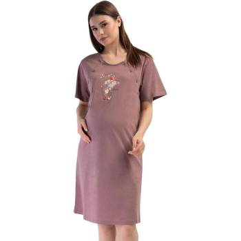 Нощница за кърмачки в цвят мока с овчици