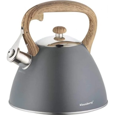 Klausberg Чайник Klausberg KB 7297, 3 литра, Свирещ, Индукция, Сив инокс