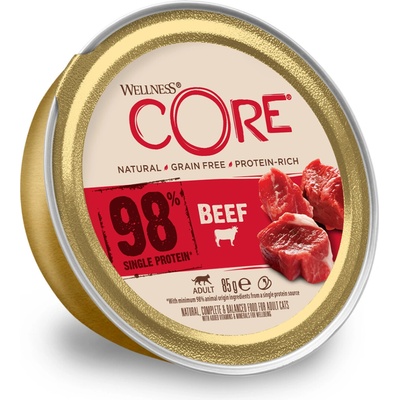 Wellness Core 98% Hovädzie receptúra 85 g